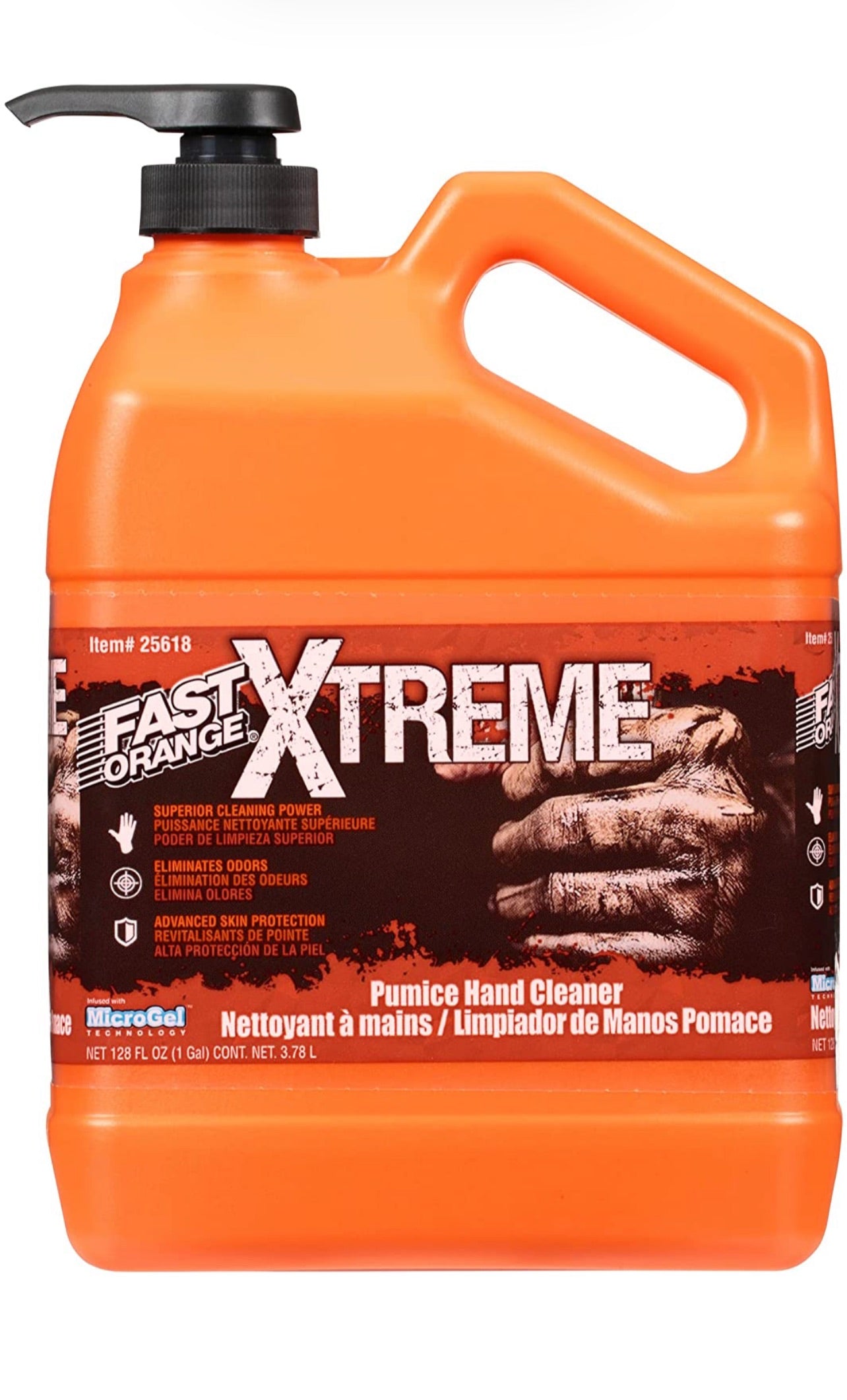 Permatex 25618 Hand Cleaner (Fast Orange Xtreme), 1 gallon