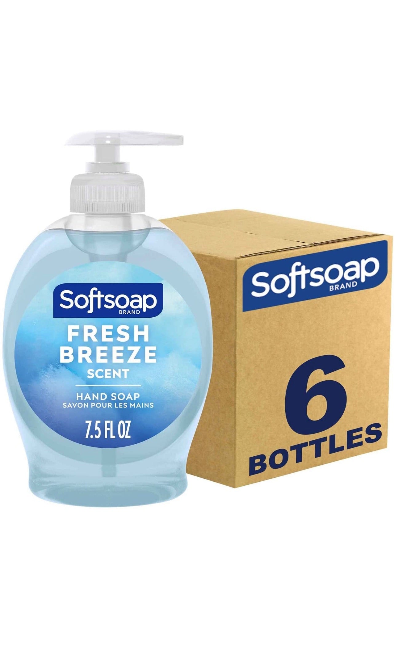 Softsoap Liquid Hand Soap, Fresh Breeze - 7.5 Fl Oz (Pack of 6)