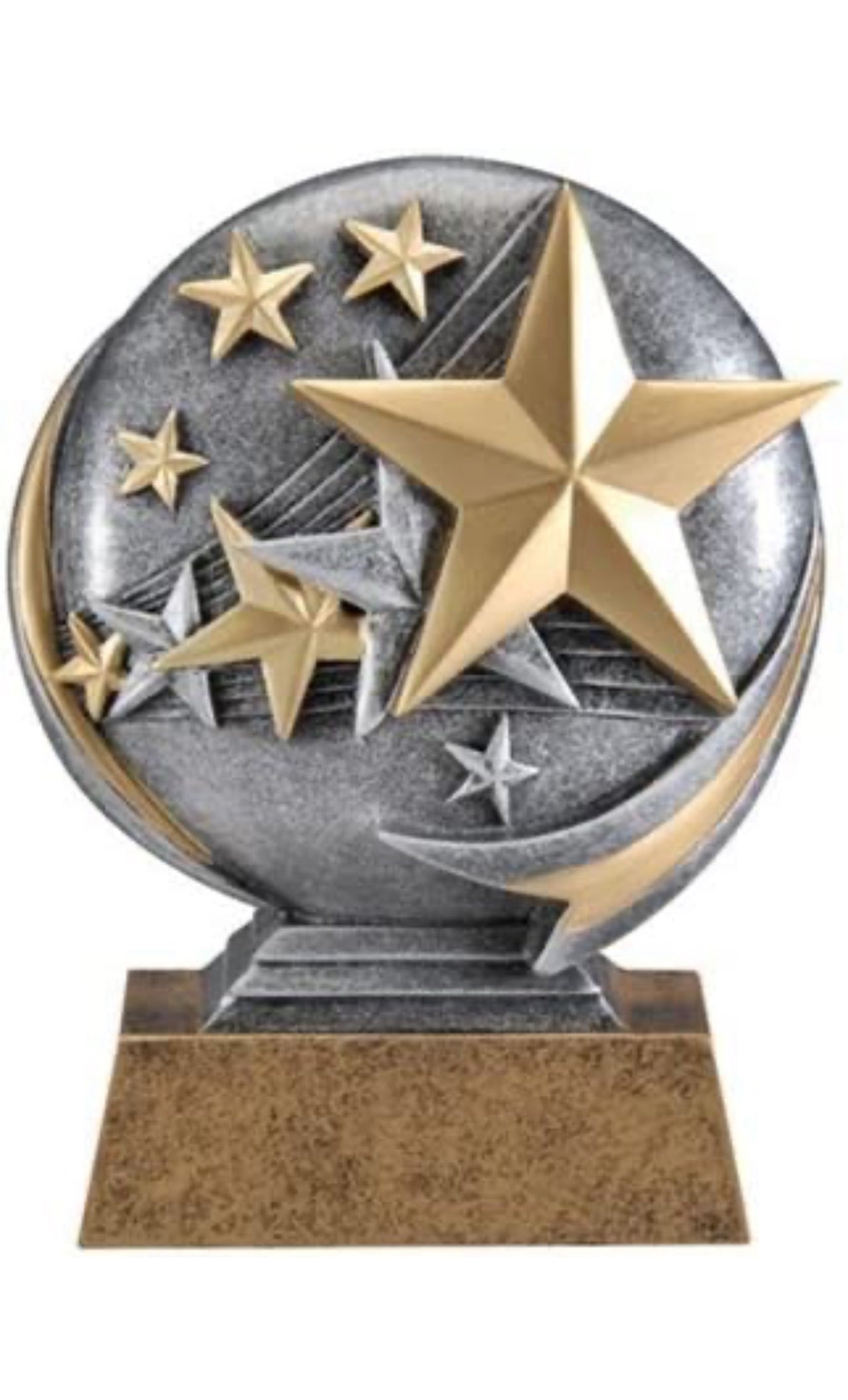 Decade Awards Stars Motion Extreme 3D Resin Trophy - Star Student Award - 5 Inch Tall