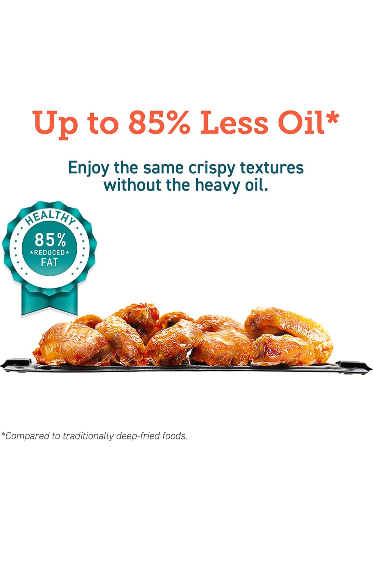 COSORI Air Fryer, 5 QT, 9-in-1 Airfryer Compact Oilless Small Oven, Dishwasher-Safe, 450℉ freidora de aire, 30 Exclusive Recipes, Tempered Glass Display, Nonstick Basket