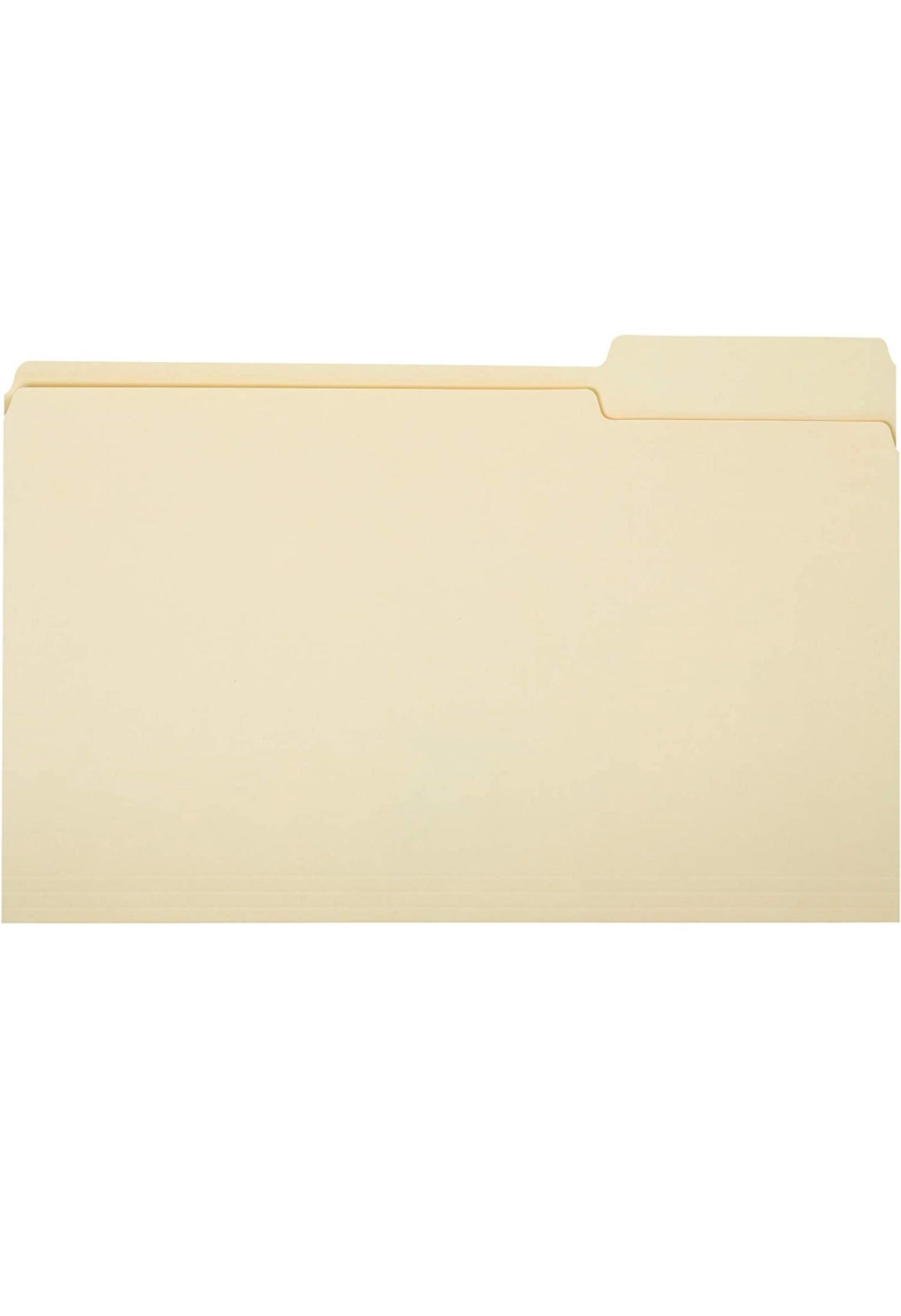 File Folders - 1/3 Tab, Manila, Legal Size, 100-Pack