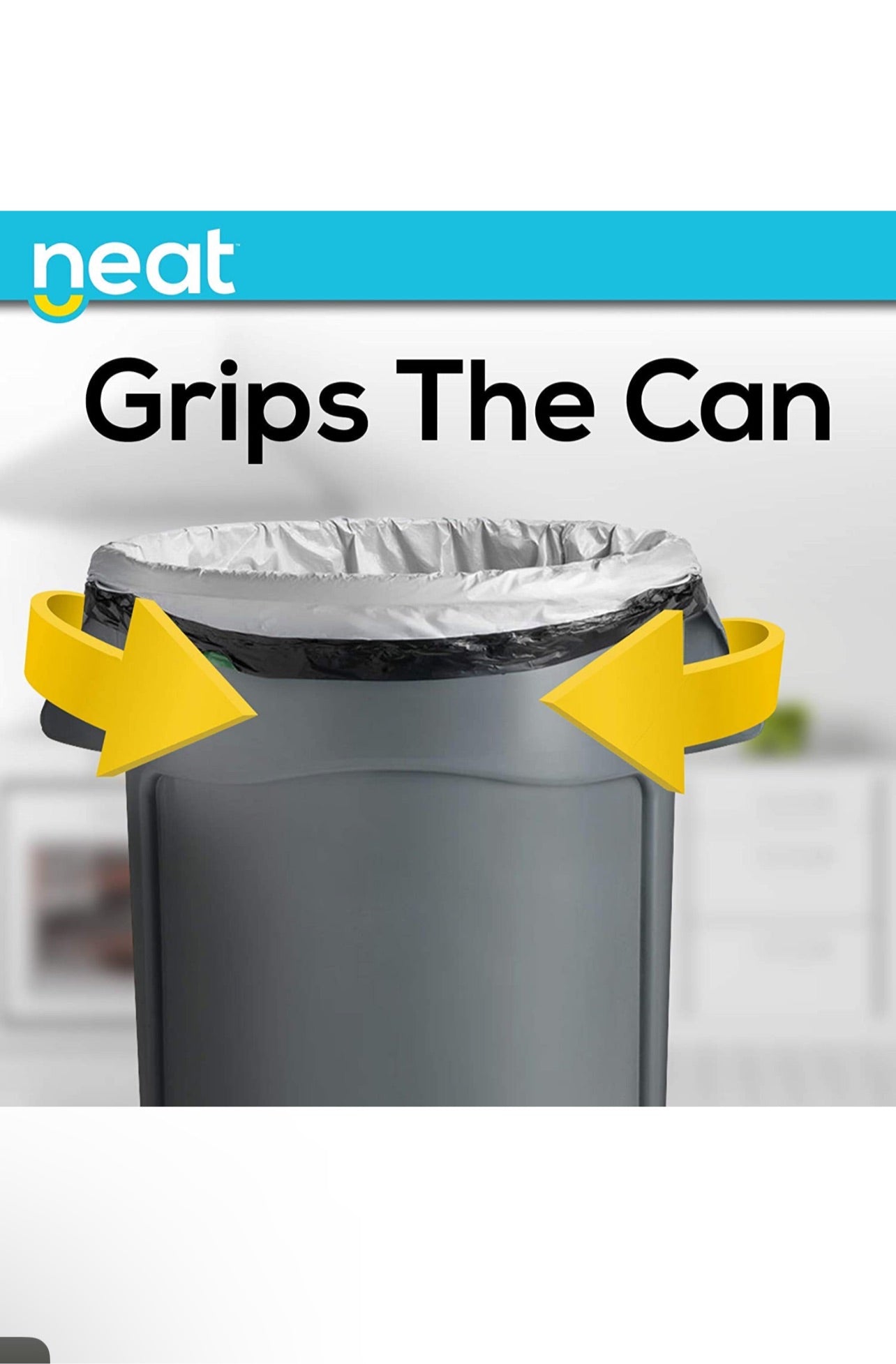 Neat Tall Kitchen 30 Gallon Drawstring Trash Bags - (MEGA 120 COUNT)