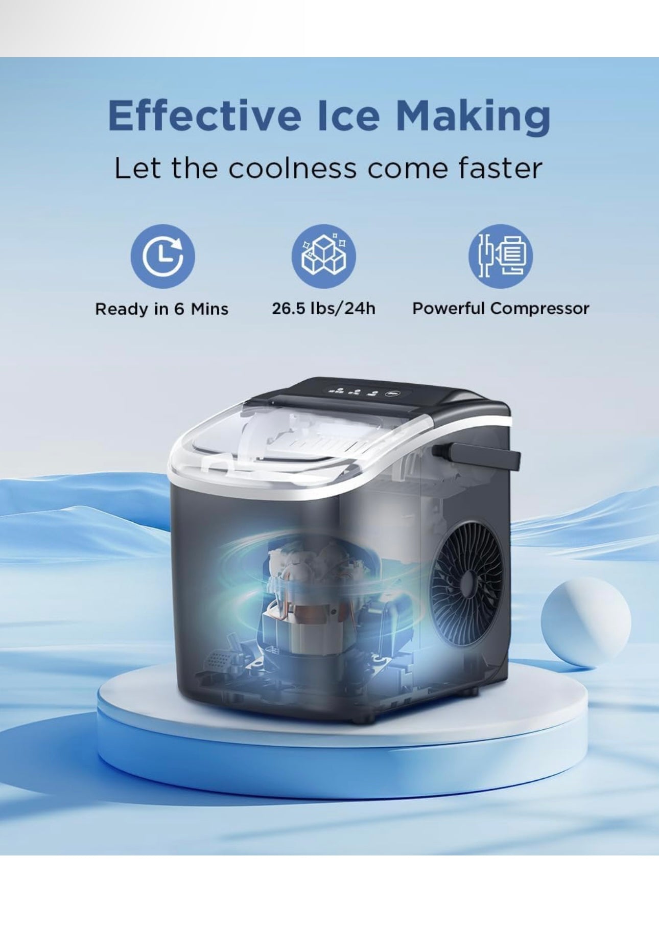 Countertop Portable Ice Maker Machine