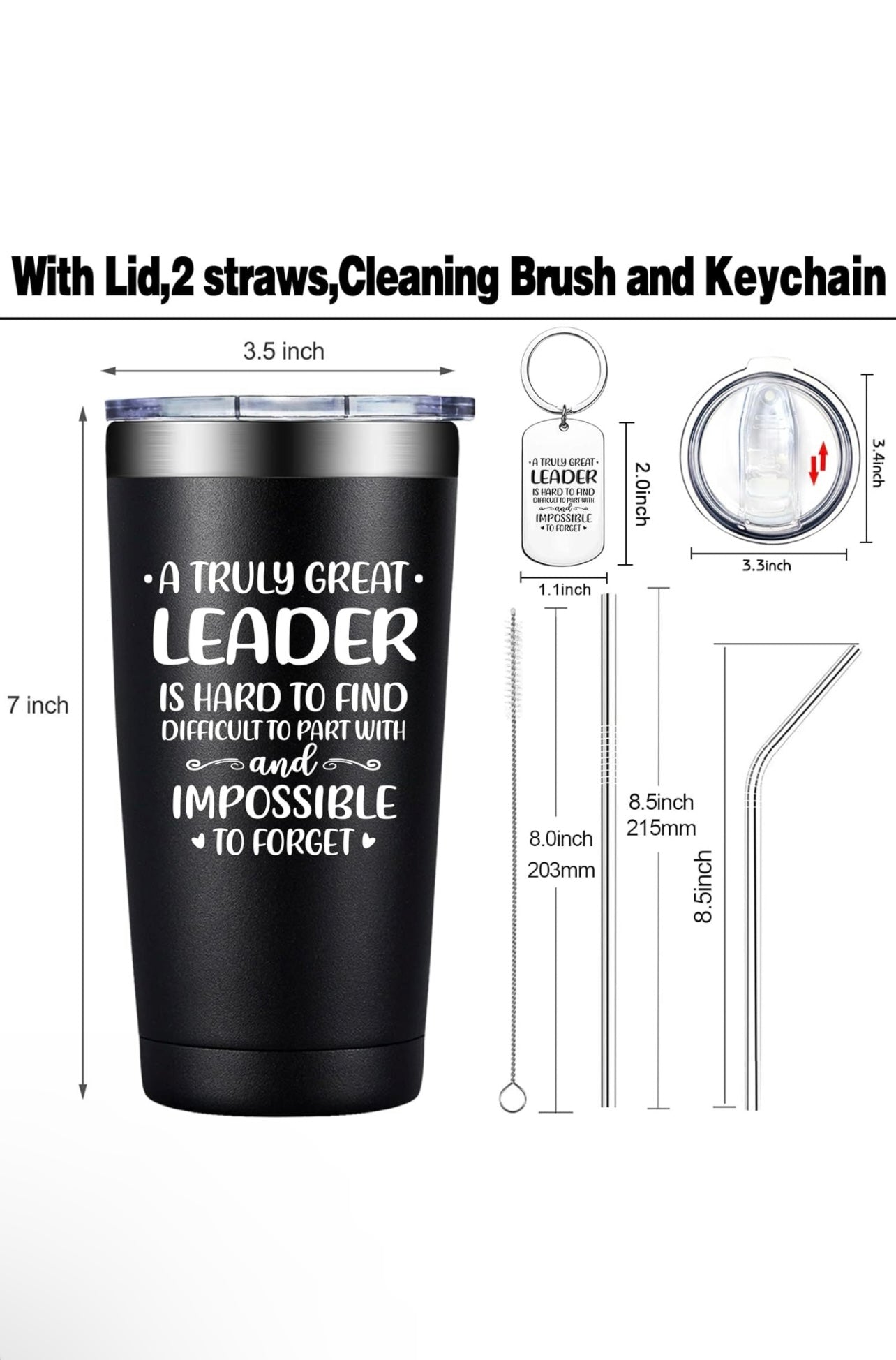 A Truly Great Leader is Hard to Find - Leader Tumbler Cup 20 oz