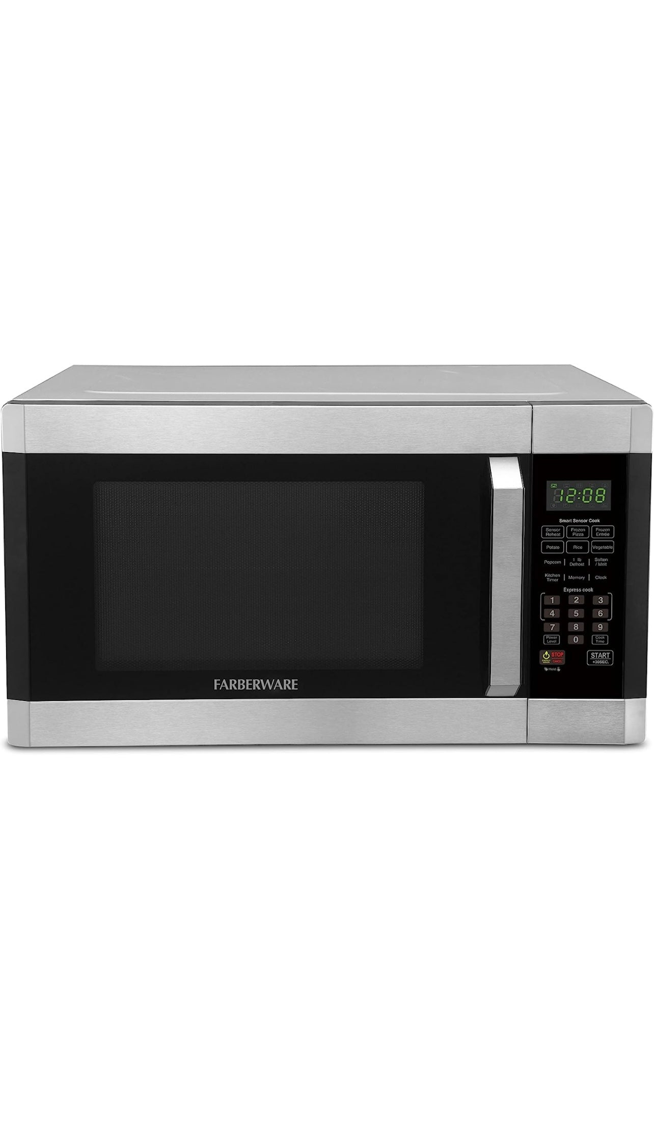 Countertop Microwave 1100 Watts, 1.6 cu ft - Smart Sensor Microwave Oven With LED Lighting and Child
Lock