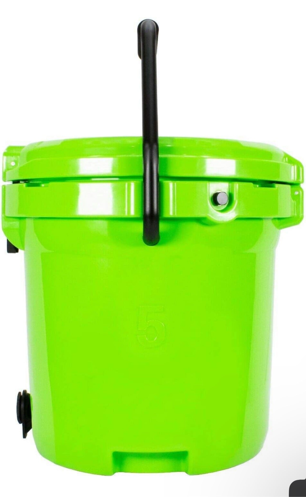 Frosted Frog 5 Gallon Original Green Heavy Duty Drink Dispenser Cooler with Spigot